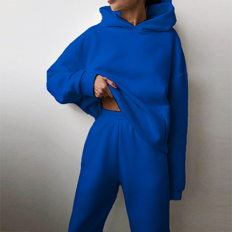 Ensemble de sweat à capuche surdimensionné et de pantalon de jogging pour femmes Chic & Stil