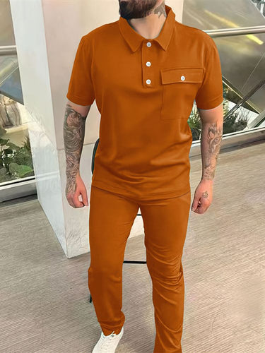 Stylish polo and pants set for men Amarae