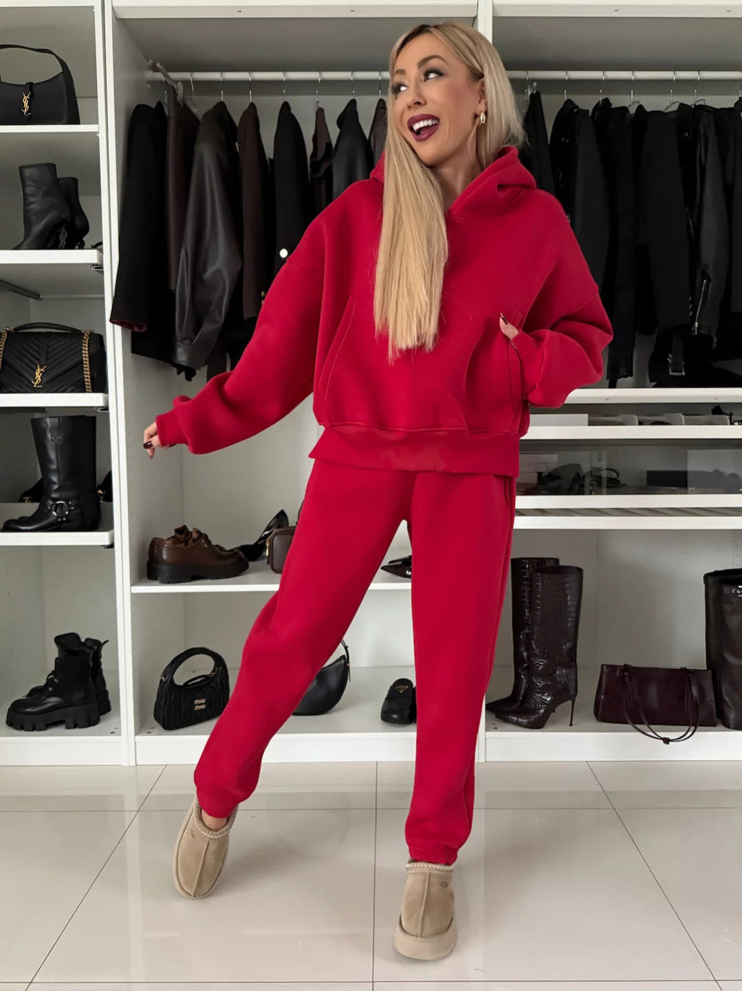 Women's hoodie and jogger set, relaxed fit and stylish design Lune London