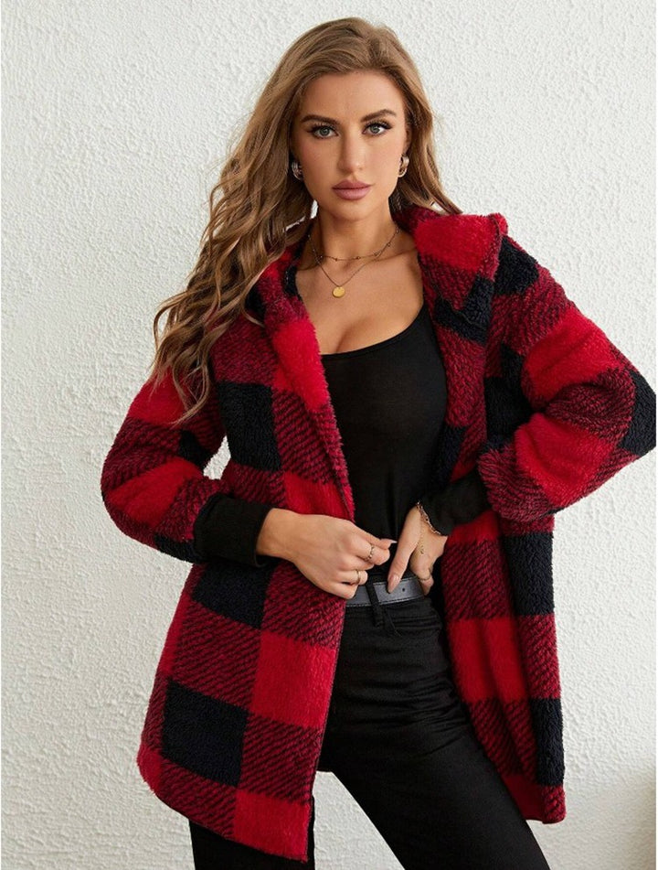 Ladies comfortable tartan jacket Lune London