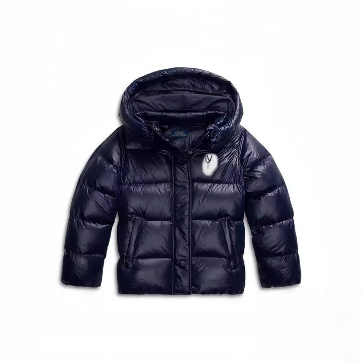 Ladies quilted sports jacket with hood Lune London