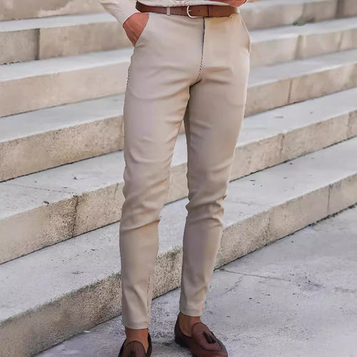 Slim-Fit trousers for men in innovative stretch material Amarae