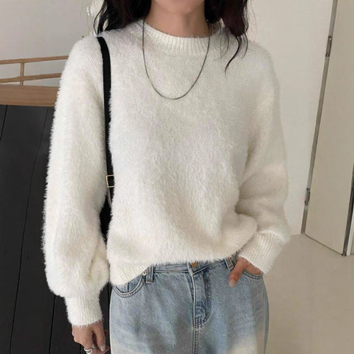 Ladies Trendy Cozy Sweater Loose Fit Amarae