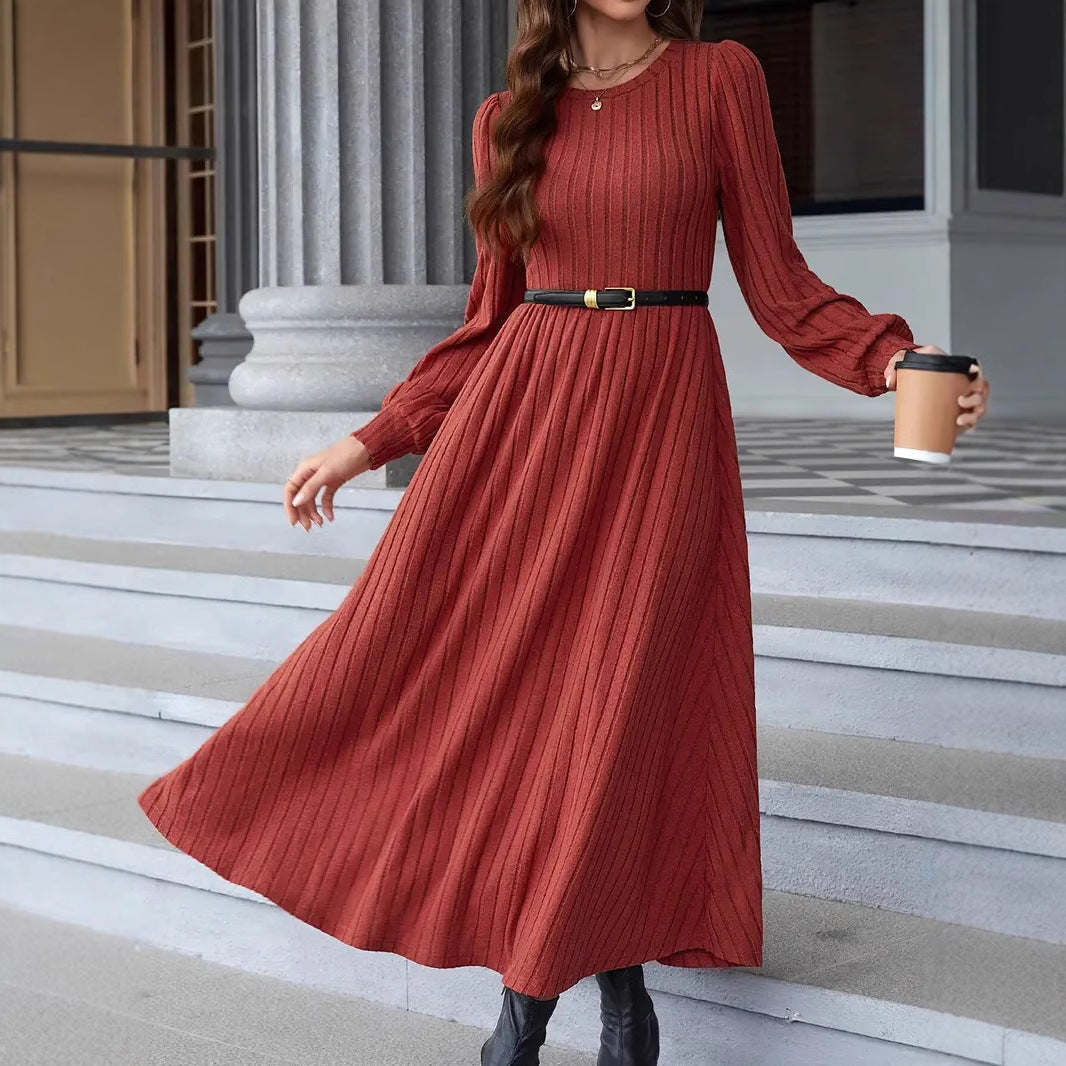 Lune London Long Sleeve Knit Maxi Dress for Women