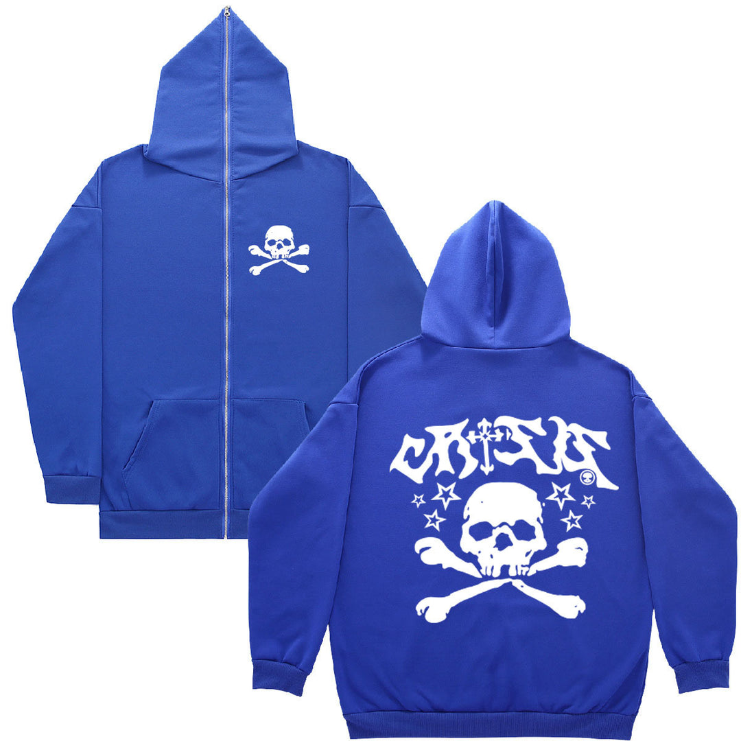 Lady hoodie with creative skull design Lune London