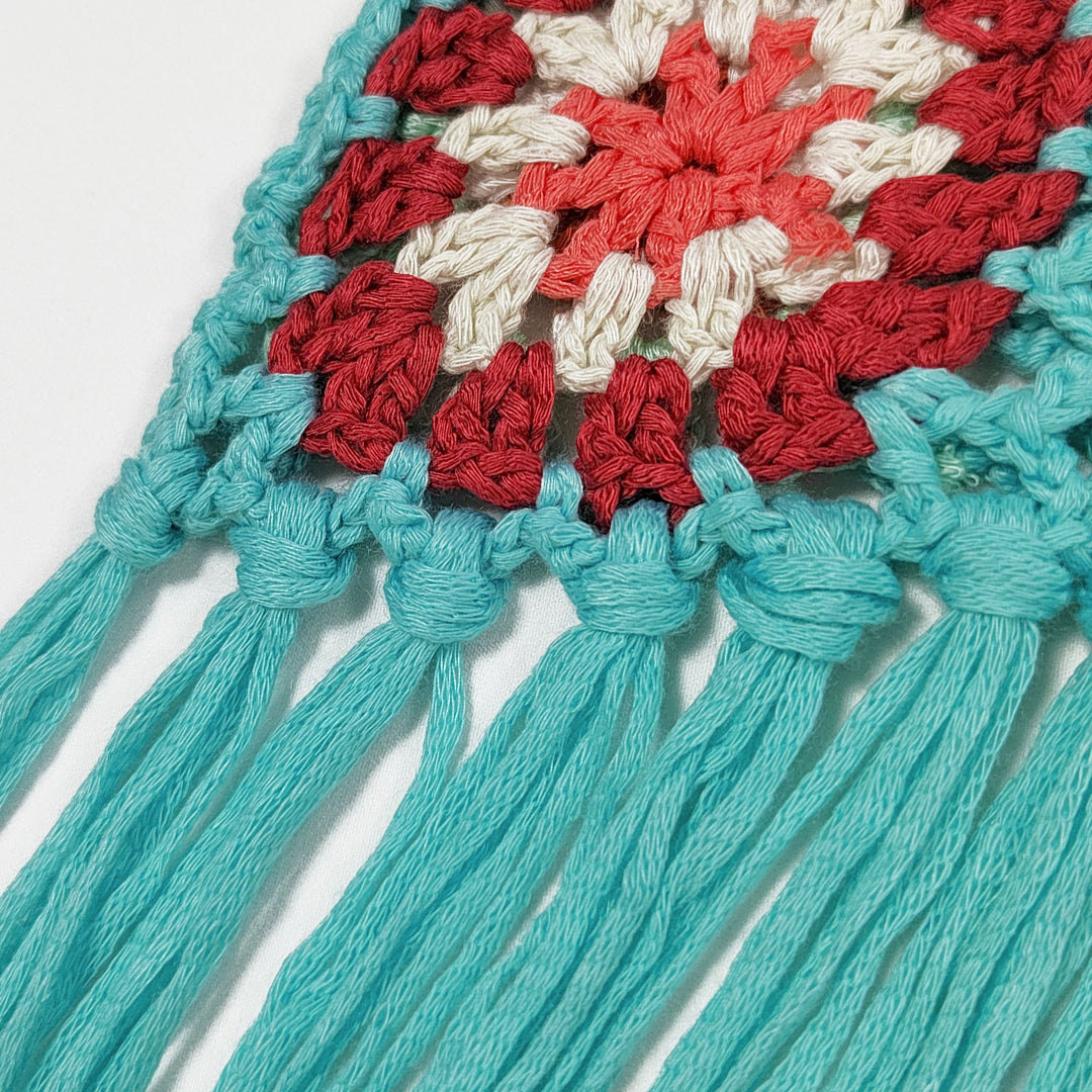 Boho crochet shoulder bag for women Lune London