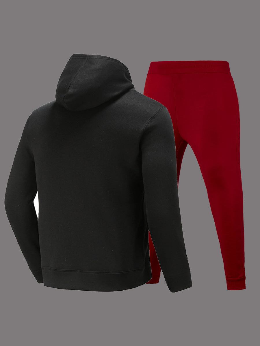 Women's hoodie and jogger pants set with creative print Lune London