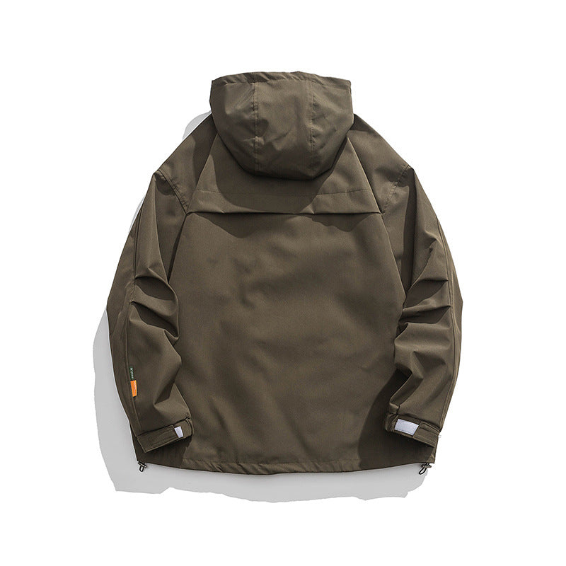 Unisex Oversize-Utility-Jacket with Hood, multifunctional flap pockets and drawstring Amarae