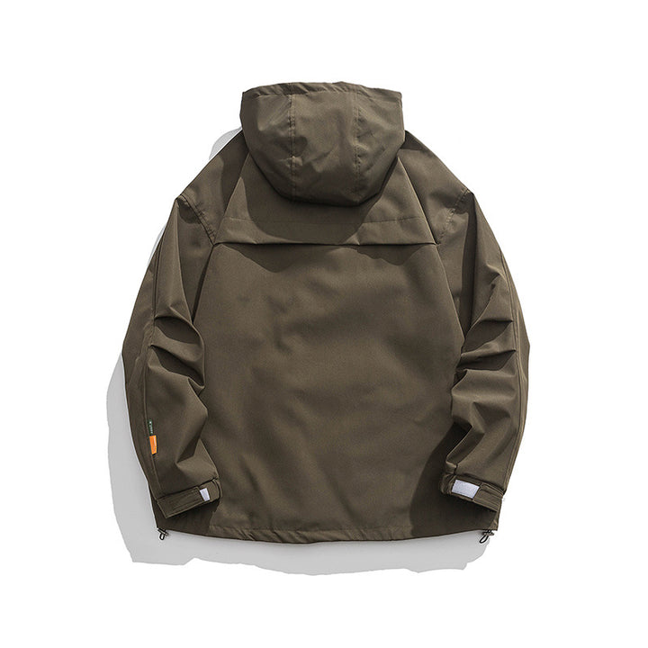Unisex Oversize-Utility-Jacket with Hood, multifunctional flap pockets and drawstring Amarae