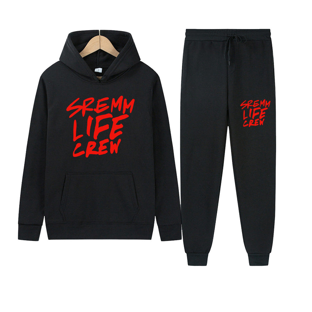 Women's hoodie and jogger set with striking inscription Lune London