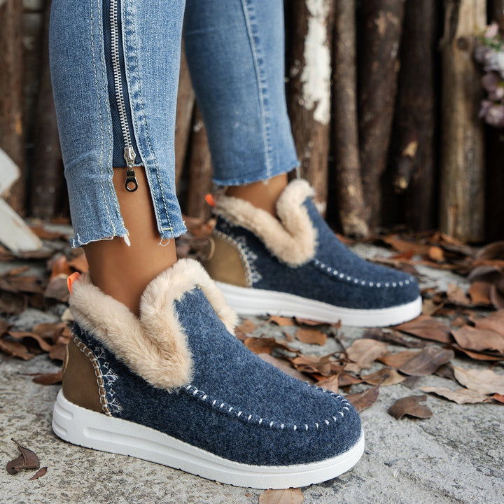 Comfortable winter boots for ladies with plush lining and sturdy sole Lune London