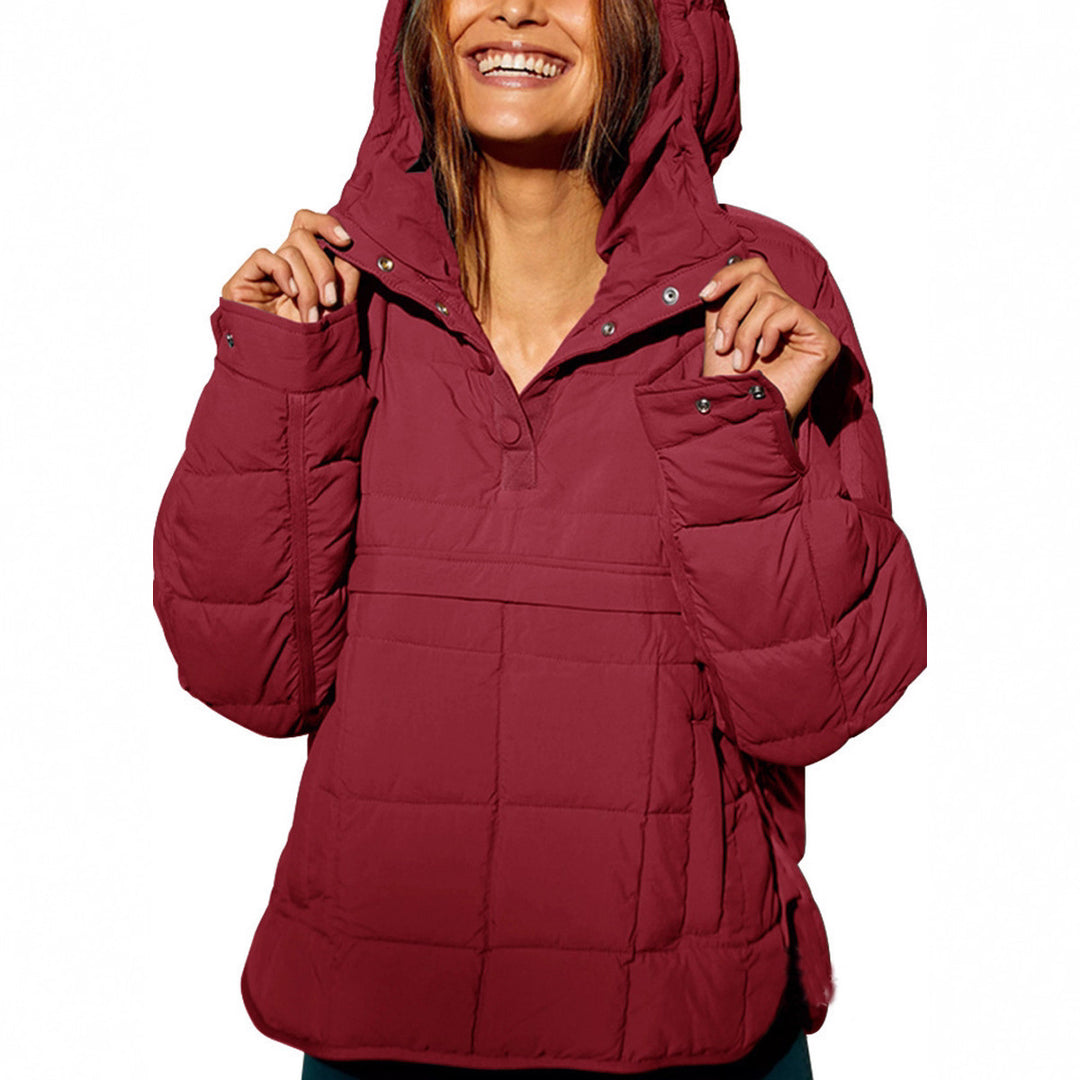 Veste rembourrée à capuche grande taille pour femmes Chic & Stil