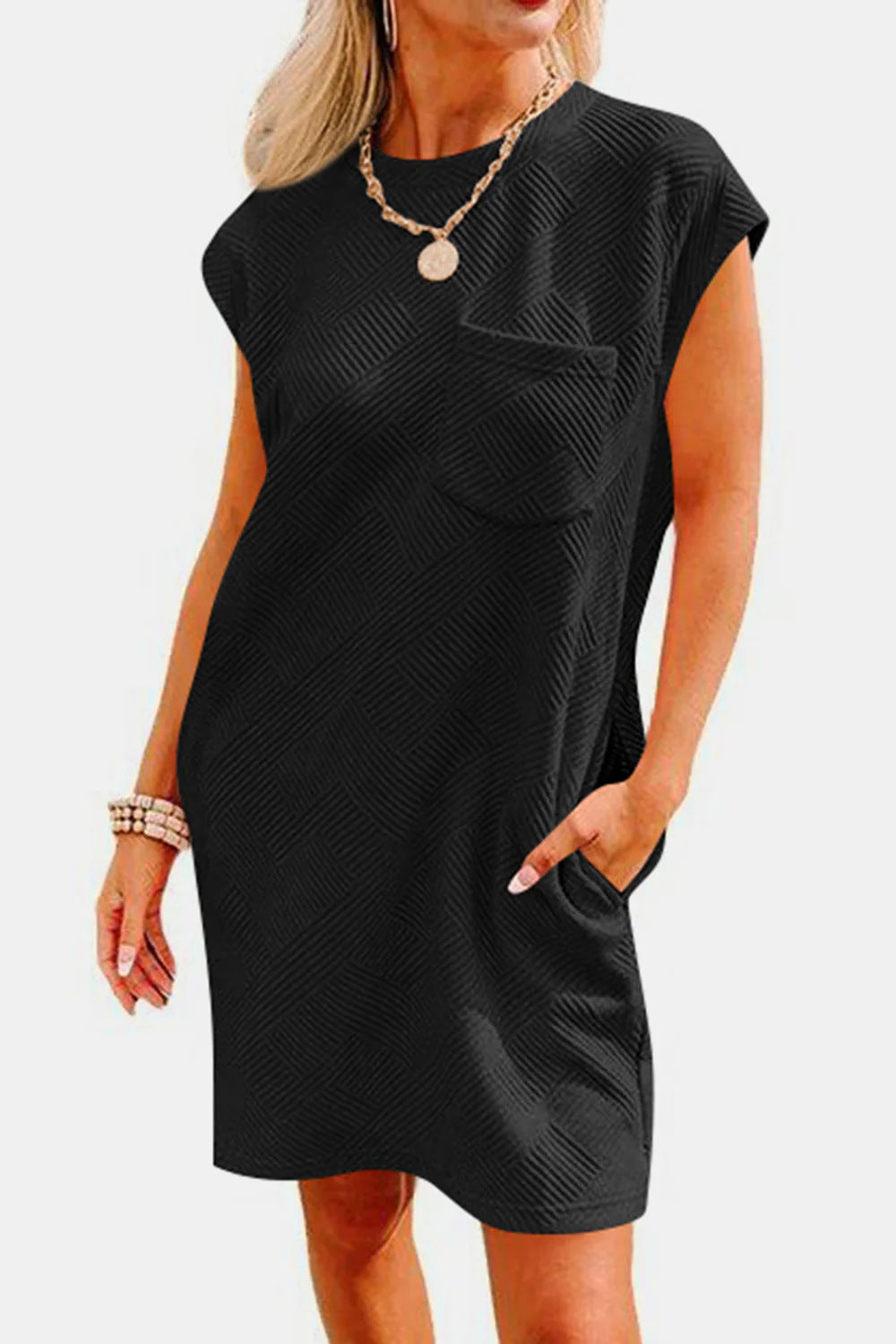 Women casual top with decorative structured cat design Lune London