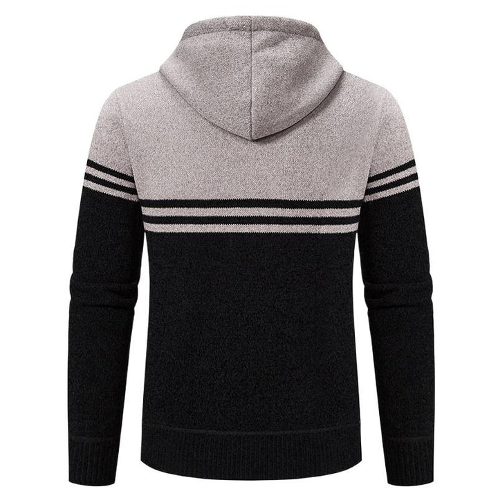 Fashionable men's hoodie with textured design Lune London