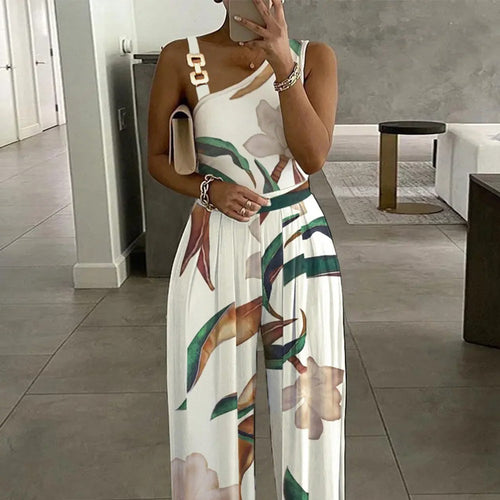 Ladies Maxi Jumpsuit Floral Print Amarae