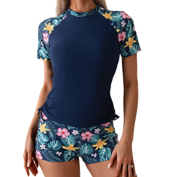Women UV Protection Swim Set with Floral Design and Sporty Fit Lune London