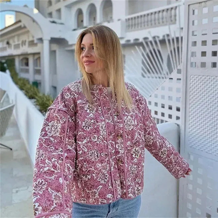 Veste rembourrée imprimée pour femmes Chic & Stil