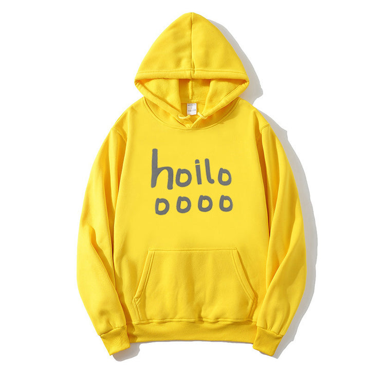 Women's hoodie with loose fit and creative print Chic & Stil