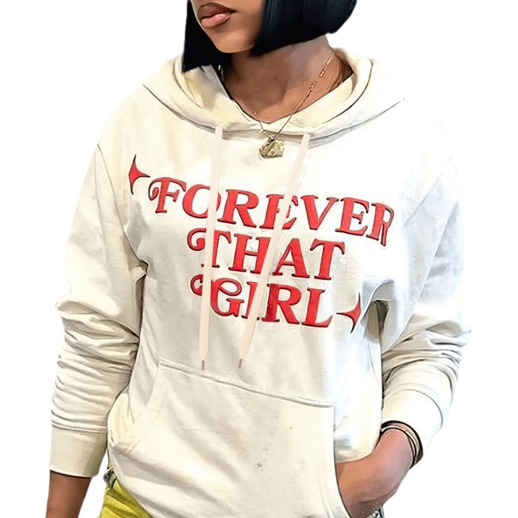 Casual hoodie for women with inspiring print Lune London