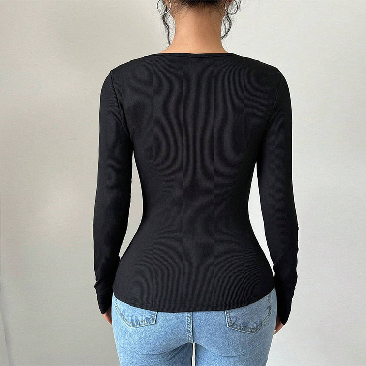 Robe femme avec nœuds décoratifs et manches longues Chic & Stil