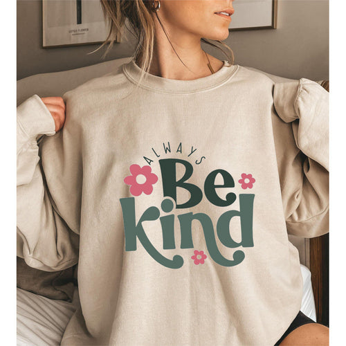 Sweatshirt pour femmes avec message motivant et design tendance à manches bouffantes Chic & Stil