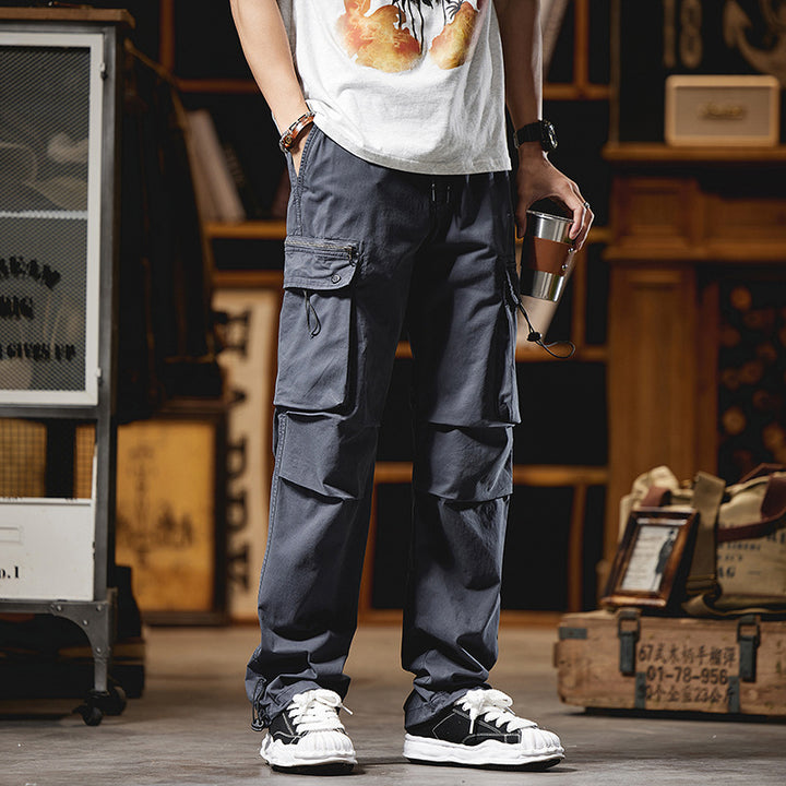 Men's cargo style pants with multiple pockets Lune London