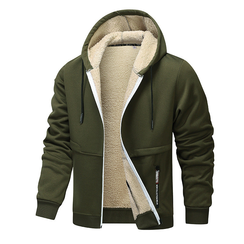Warm fleece jacket for men with functional cut Lune London