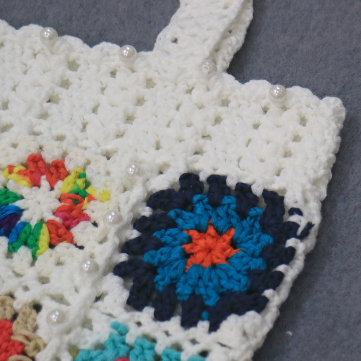 Handmade crochet tote bag for women Lune London