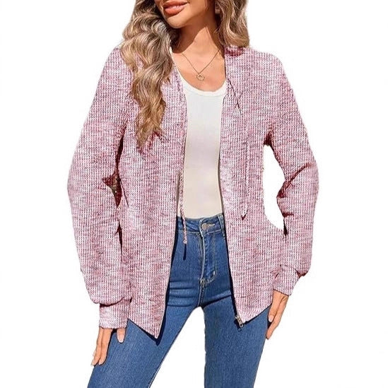 Veste à zip confortable pour femmes avec capuche Chic & Stil