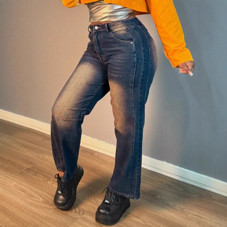 Women Cropped Boxy Shirt Jacket with Oversized Sleeves and Short Cut Amarae