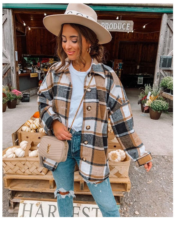 Ladies Flannel Check Shirt Lune London