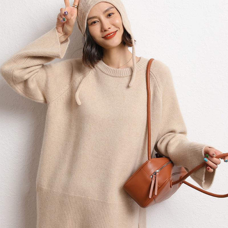 Pull en tricot épais pour femmes avec un design surdimensionné et des manches volumineuses Chic & Stil