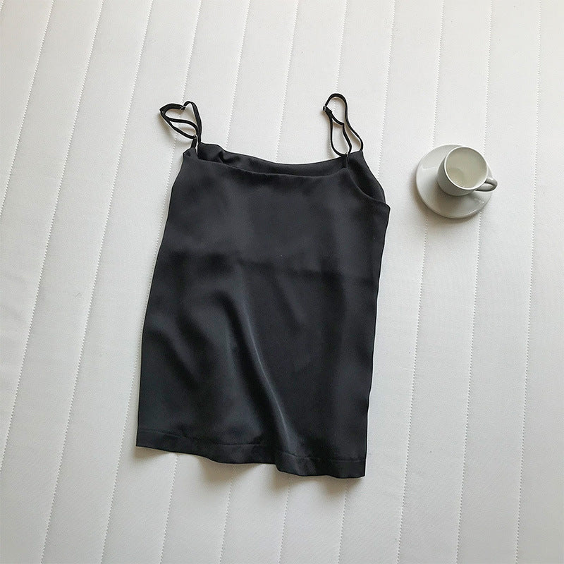 Ladies luxury satin top spaghetti Amarae