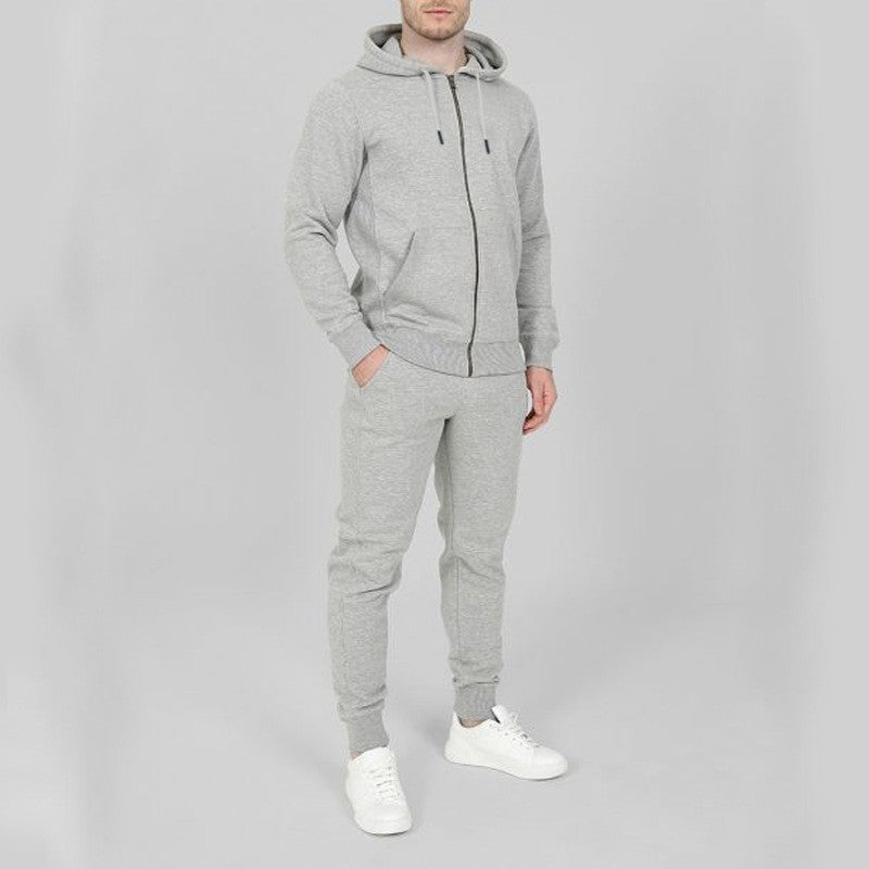 Men's sports tracksuit set with full zip and elastic cuffs Lune London