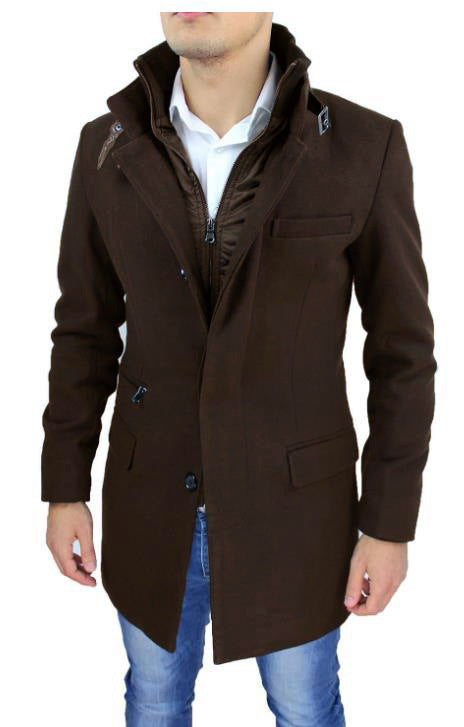 Fashionable warm jacket for men with innovative inner lining Lune London
