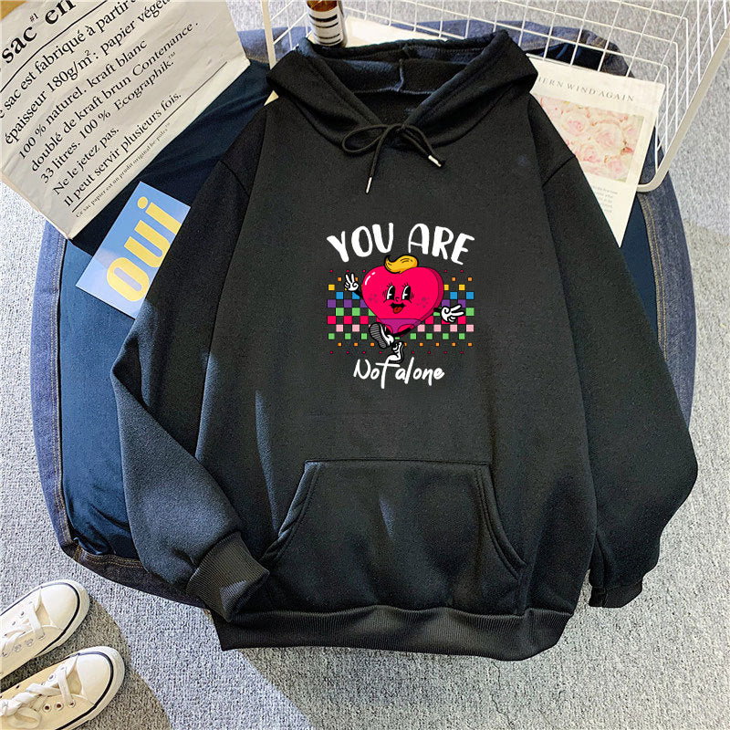 Women's hoodie with funny heart design Chic & Stil