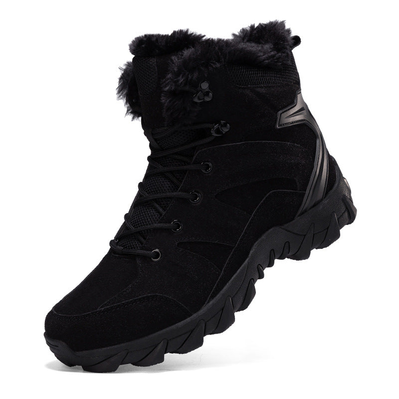 Women's Insulated Ankle-High Winter Outdoor Boot with Faux Fur Lining and Traction Trail Profile Sole Amarae