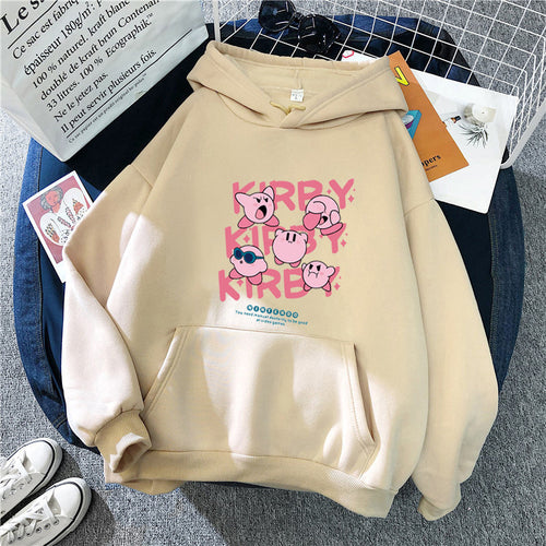 Women's hoodie with playful Kirby motif Chic & Stil