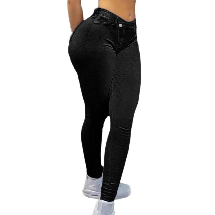 Women High-waisted Sculpting Skinny Jeans with shaping Butt Lift and elastic Comfort Waistband Amarae