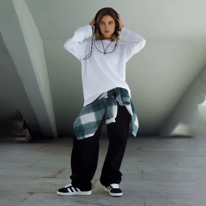Long Sleeve T-Shirt for Women with a Striking Print Lune London
