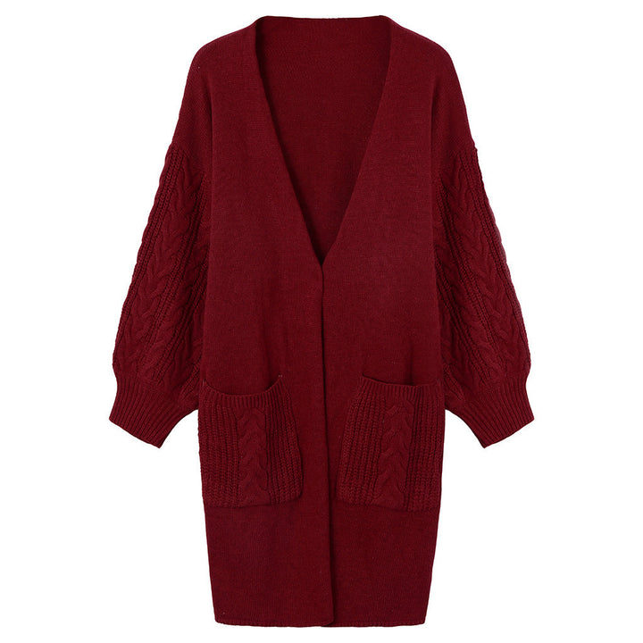 Ladies comfortable cardigan with pockets Lune London