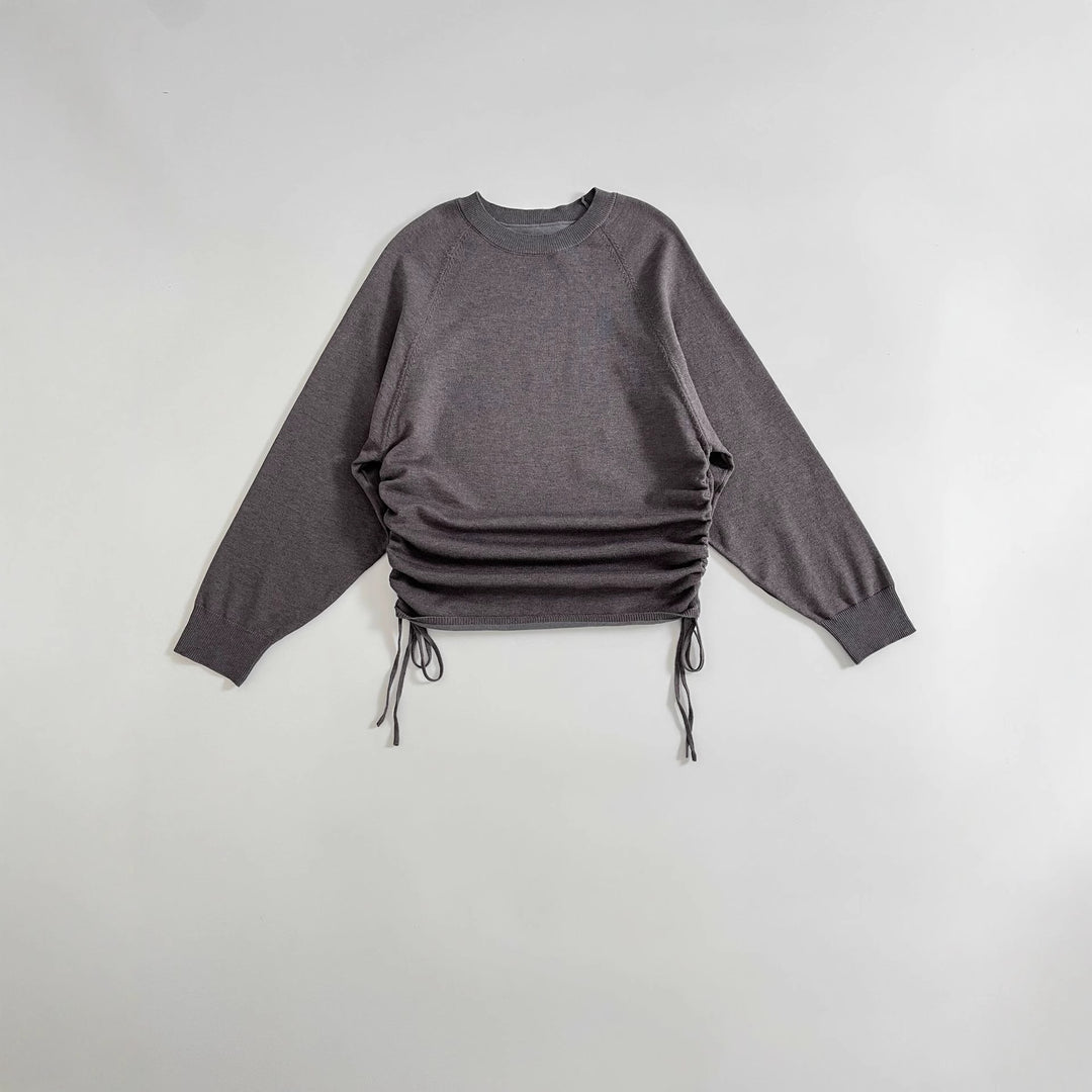 Women Sporty Sweater with Side Laces Lune London