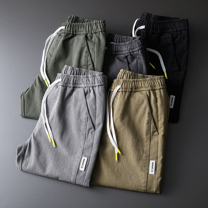 Casual cotton pants for men with adjustable waist and practical pockets Lune London