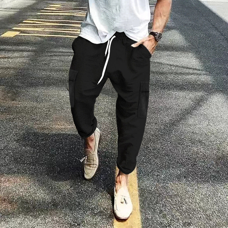 Cargo jogger pants for men with practical side pockets and comfortable fit Lune London
