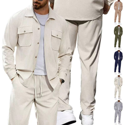 Modern leisure suit for men with practical pockets and elastic waistband Amarae
