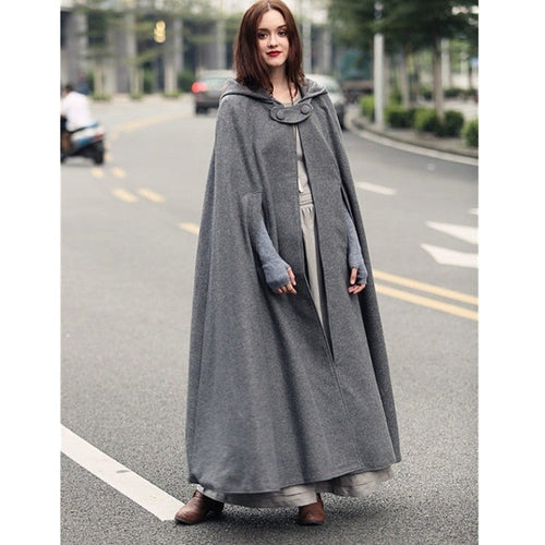 Amarae | Women's elegant hooded cloak with adjustable closure