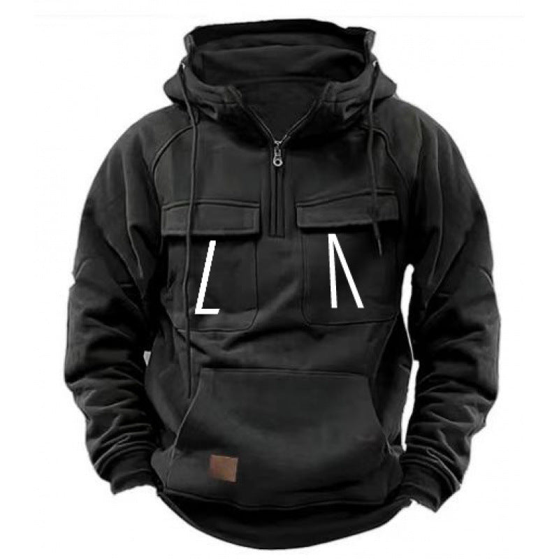 Men's casual hooded sweatshirt with pockets and modern fit Amarae