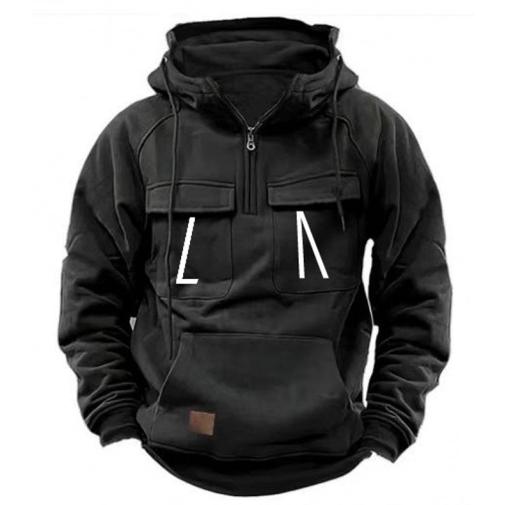 Men's casual hooded sweatshirt with pockets and modern fit Amarae
