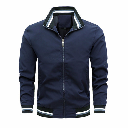 Men's sporty leisure jacket with modern stand-up collar Amarae