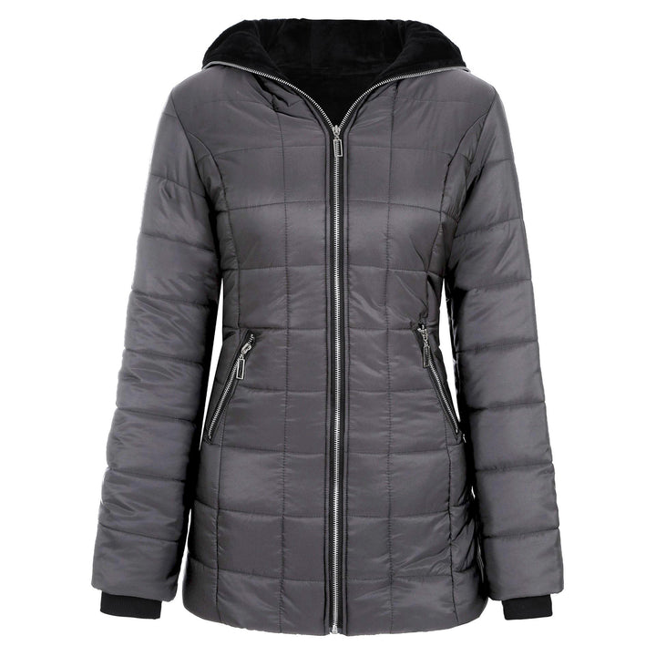 Ladies functional sporty jacket with hood and insulating lining Lune London
